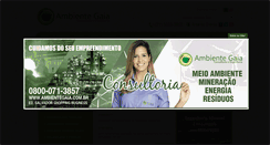 Desktop Screenshot of ambientegaia.com.br